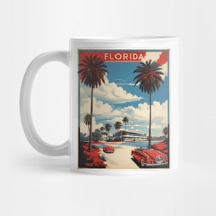 Florida United States of America Tourism Vintage Poster Mug